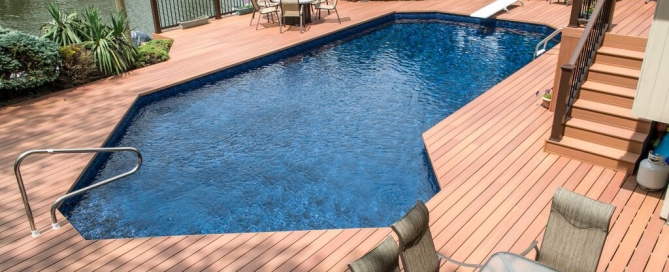 Upgraded Pool and Surround: