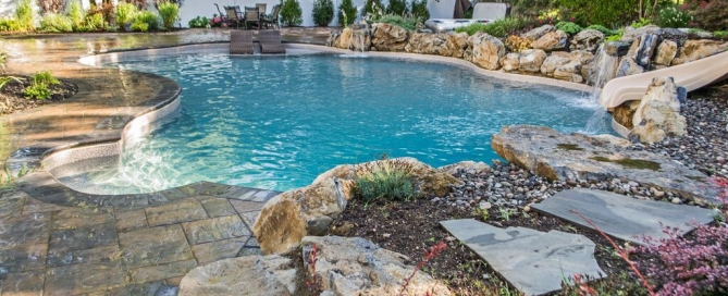 In-Ground Vinyl Pool Retreat: