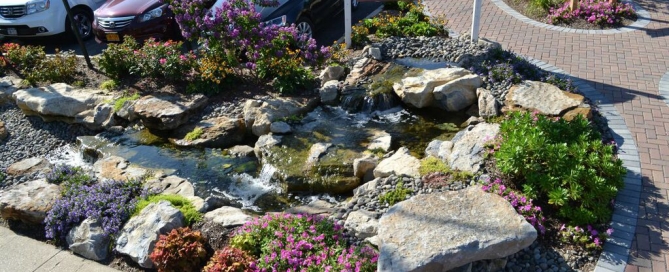 Rainwater Harvesting Water Feature (Huntington Station/NY):