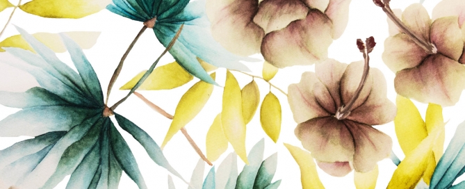 Kaye’s “Exotic” design for her Summer Collection includes a hint of an aquatic plant we particularly love — water lilies. “I love putting together combination of various flowers I love, in soft, but striking, hues and shapes,” says Kaye.