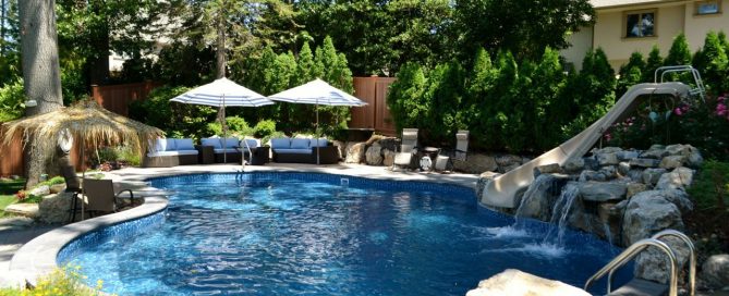 Small Sloping Backyard Oasis: