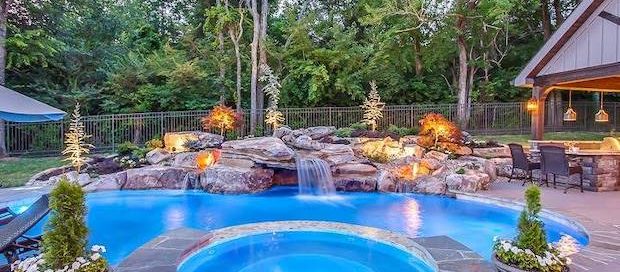 Completed TN Pool with Grotto